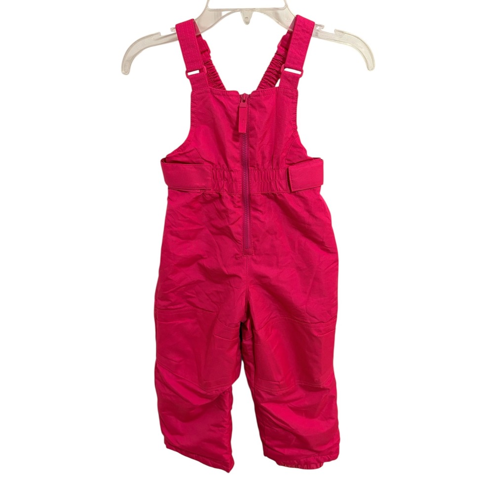 Cherokee Girls 3T Snow Bib Snow Pants Hot Pink‎ Winter Outerwear